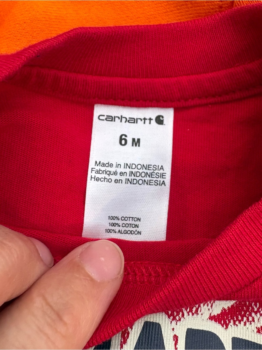 Carhartt Baby Toddler Boy Lot Size 3-6 month 4T Hoodie - Picture 9 of 13